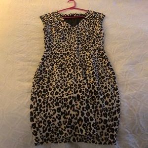 Leopard print dress